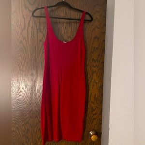 Red dress
